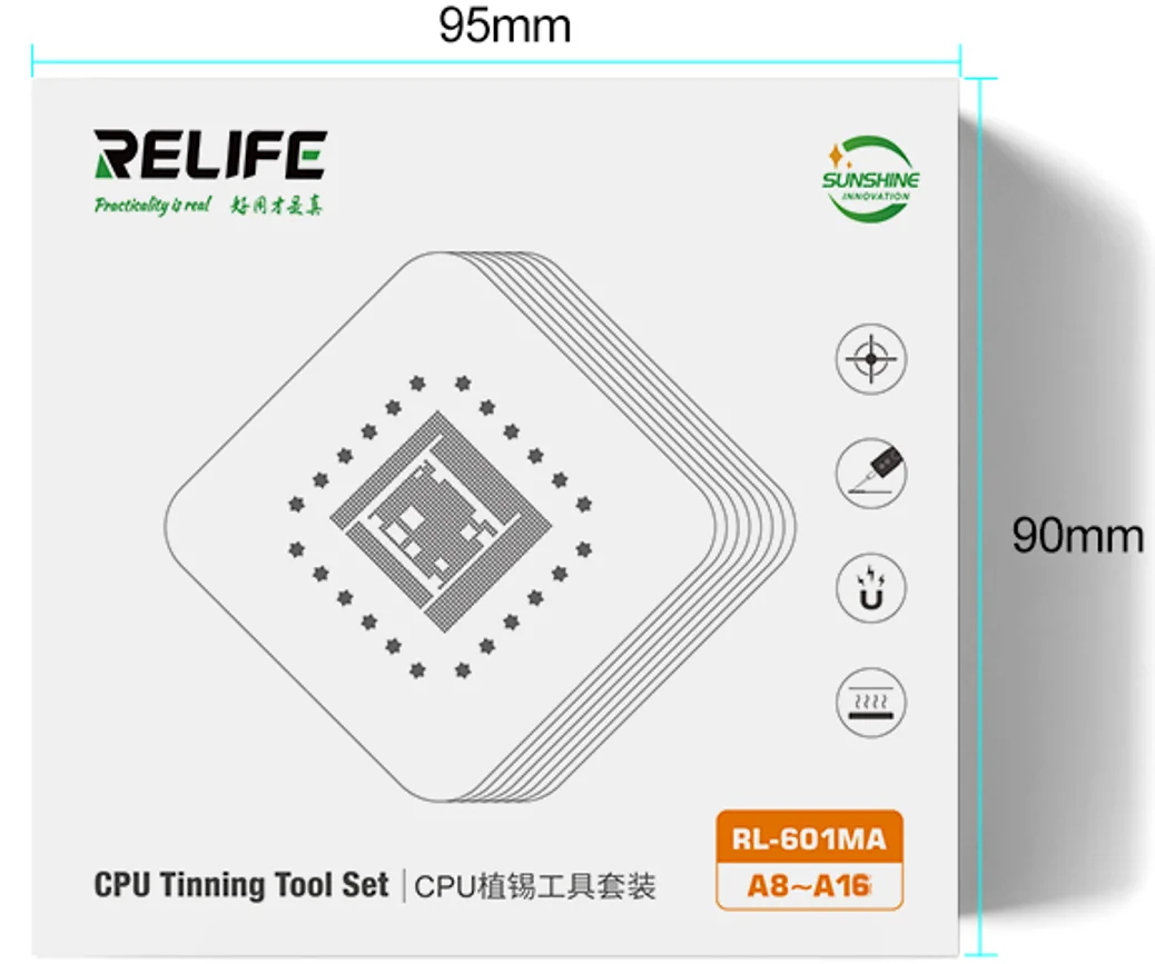 RELIFE RL-601 MA IP CPU ּ ɱ ÷ Ʈ,  A8-A16 , MTK EMMC  ȭ CPU   